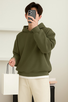 Rockwell Full Sleeve Solid Men Sweatshirt