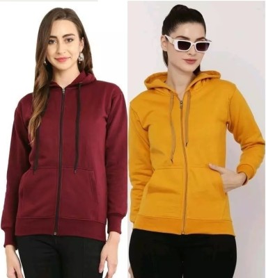 VEDANSH ENTERPRISES Full Sleeve Solid Women Sweatshirt