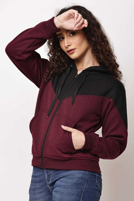 lexrex Full Sleeve Solid Women Sweatshirt
