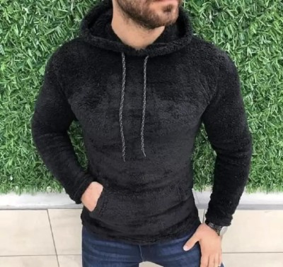 deslizar Full Sleeve Solid Men Sweatshirt