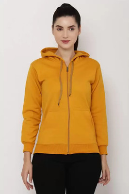 GLADLY Full Sleeve Solid Women Reversible Sweatshirt