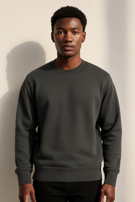 ParcelYard Full Sleeve Solid Men Sweatshirt