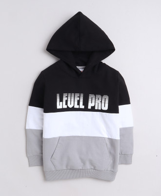 BUMZEE Full Sleeve Color Block Boys Sweatshirt