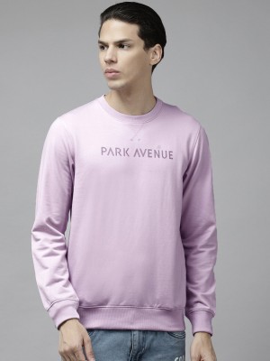 PARK AVENUE Full Sleeve Solid Men Sweatshirt