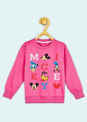 DISNEY BY MISS & CHIEF Full Sleeve Graphic Print Boys Sweatshirt