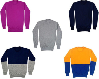 AE Trends Full Sleeve Solid Boys Sweatshirt
