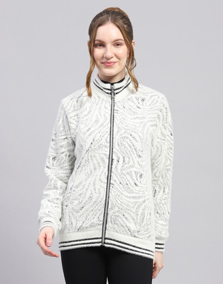 MONTE CARLO Full Sleeve Self Design Women Sweatshirt