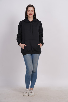 Celsus Full Sleeve Solid Women Sweatshirt