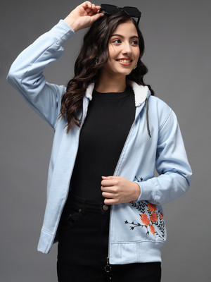 eWools Full Sleeve Floral Print Women Sweatshirt