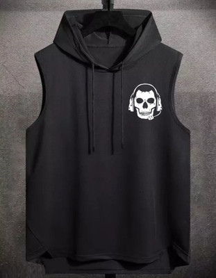 INOLAS Sleeveless Printed Men Sweatshirt