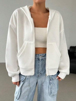 SPOWEARY Full Sleeve Solid Women Sweatshirt
