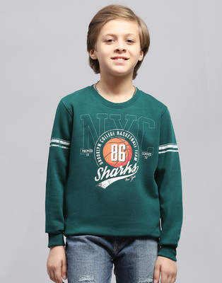 MONTE CARLO Full Sleeve Printed Boys Sweatshirt