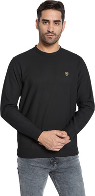 Octave Full Sleeve Solid Men Sweatshirt