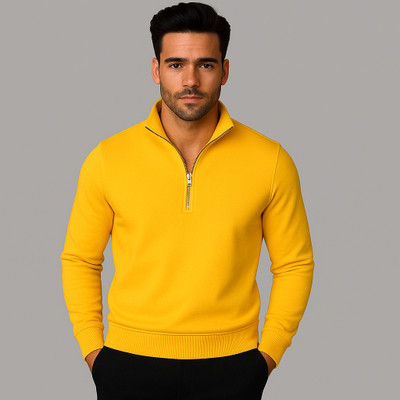 MACK JONNEY Full Sleeve Solid Men Sweatshirt
