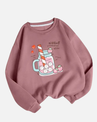 DRAXSTARS Full Sleeve Solid Women Sweatshirt