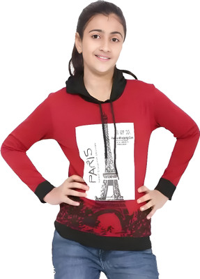 Ticoss Full Sleeve Graphic Print Girls Sweatshirt