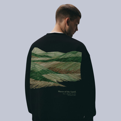 Deployed Full Sleeve Printed Men Sweatshirt