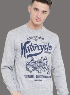 Austin Wood Full Sleeve Printed Men Sweatshirt