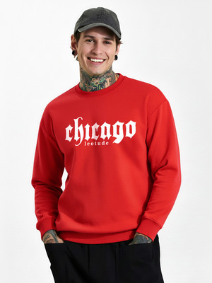 JUST ROAR Full Sleeve Printed Men Sweatshirt