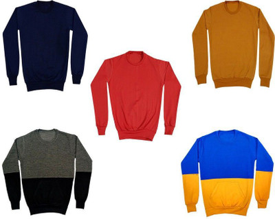 AE Trends Full Sleeve Solid Boys Sweatshirt