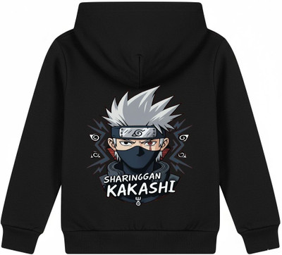 ORANGEMOON Full Sleeve Self Design, Printed, Graphic Print Boys Sweatshirt