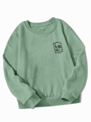 HK CREATION Full Sleeve Printed Women Sweatshirt