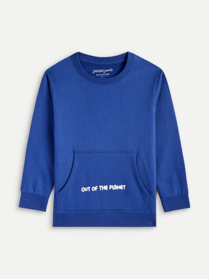 Chuckleberrie Full Sleeve Self Design Boys & Girls Sweatshirt