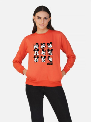 DISNEY by DreamBe Full Sleeve Printed Women Sweatshirt