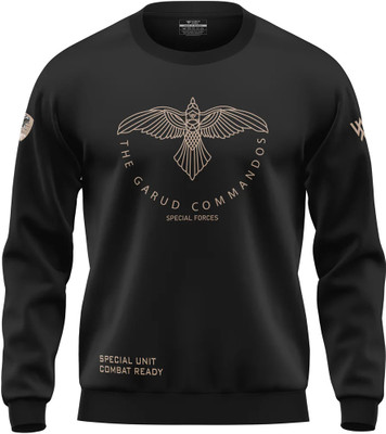 Warriorworld Full Sleeve Graphic Print Men Sweatshirt