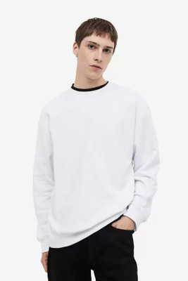 MOON IN Full Sleeve Solid Men Sweatshirt
