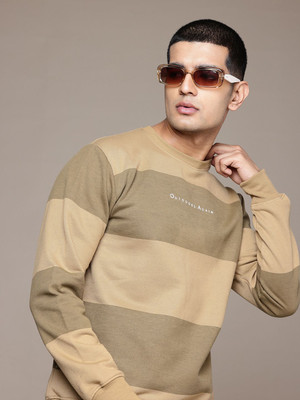 Roadster Full Sleeve Color Block Men Sweatshirt
