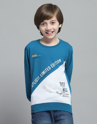 MONTE CARLO Full Sleeve Printed Boys Sweatshirt