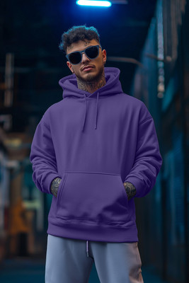 Veirdo Full Sleeve Solid Men Sweatshirt