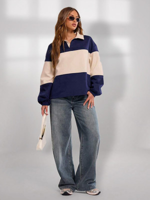 Tabadtod Full Sleeve Solid Women Sweatshirt