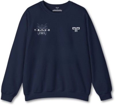 Tatyo Full Sleeve Geometric Print Men & Women Sweatshirt