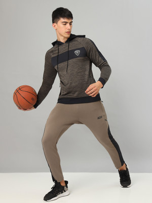 TECHNOSPORT Full Sleeve Color Block Men Sweatshirt