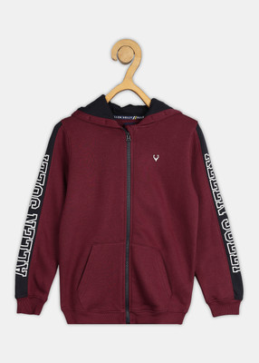 Allen Solly Full Sleeve Solid Boys Sweatshirt