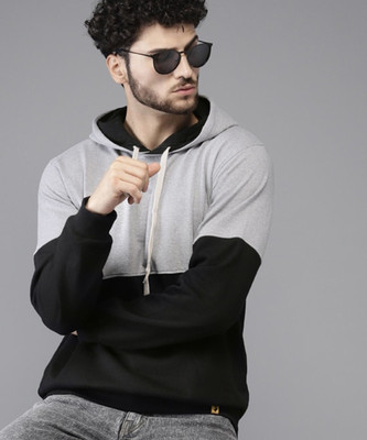 CAMPUS SUTRA Full Sleeve Color Block Men Sweatshirt
