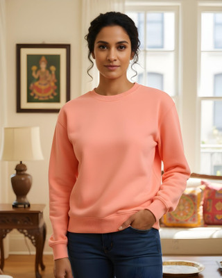 FLYIND VOGUE OUTFIT Full Sleeve Solid Women Sweatshirt