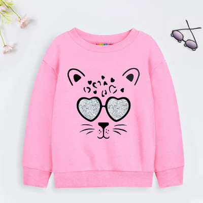 Trampoline Full Sleeve Graphic Print Girls Sweatshirt