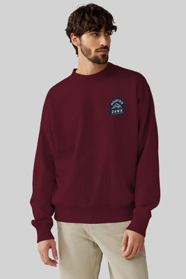 I SENSE Full Sleeve Solid Men Sweatshirt