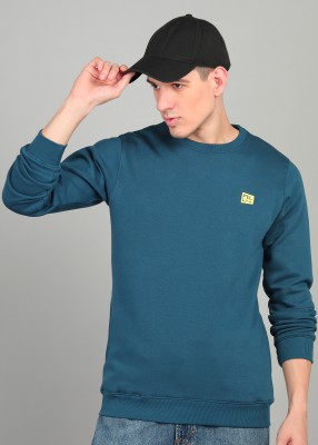 KILLER Full Sleeve Solid Men Sweatshirt