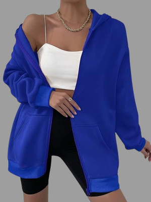 SPOWEARY Full Sleeve Solid Women Sweatshirt