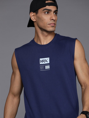 HRX by Hrithik Roshan Sleeveless Printed Men Sweatshirt