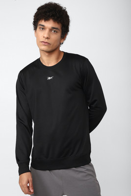 REEBOK Full Sleeve Solid Men Sweatshirt