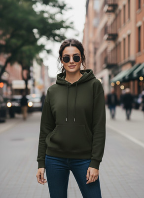 MACK JONNEY Full Sleeve Solid Women Sweatshirt