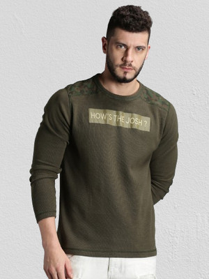 UrGear Full Sleeve Self Design Men Sweatshirt