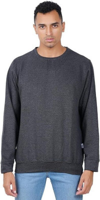 Texman Full Sleeve Solid Men Sweatshirt