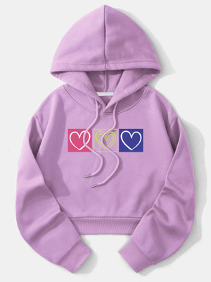 HOC Full Sleeve Graphic Print Women Sweatshirt