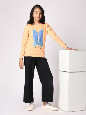 TotzTouch Full Sleeve Printed Girls Sweatshirt